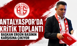 Antalyaspor'da kritik toplantı: Başkan Ergün basının karşısına çıkıyor