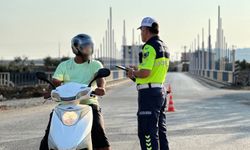 Antalya'da motosiklet denetimi