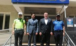 Kaymakam Yılmazer'den Emniyet'e ziyaret