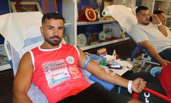 Milli sporculardan Kızılay'a kan bağışı