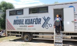 Mobil Kuaför TIR'ı yaylalarda