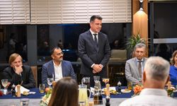 Yarbay Tolga Coşkun için veda yemeği