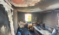 Otel işçilerinin kaldığı villada yangın
