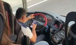 Otobüs şoföründen pes dedirten hareket