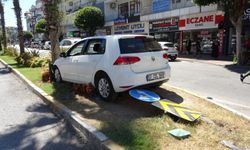 Kavşakta kaza kamerada