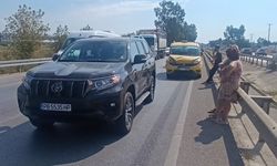 Manavgat'ta trafik kilitlendi