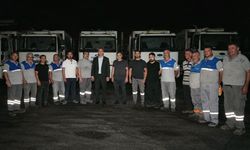Başkan Kotan'dan personele akşam ziyareti