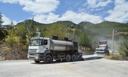 Bademli’de asfalt çalışması