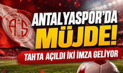 Antalyaspor’da müjde!  Tahta açıldı iki imza geliyor