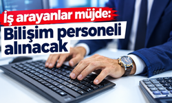 İş arayanlar müjde: Bilişim personeli alınacak