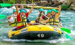 Gazetecilerin rafting heyecanı
