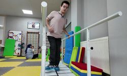 Engelli gencin azim dolu hikayesi