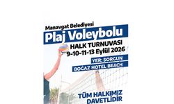 Manavgat’ta plaj voleybolu heyecanı başlıyor