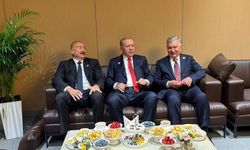 Erdoğan, Aliyev ve Mirziyoyev ile bir araya geldi
