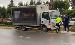 Fenalaşan sürücü refüje çıktı
