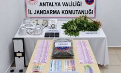 Evini uyuşturucu imalathanesine çevirdi
