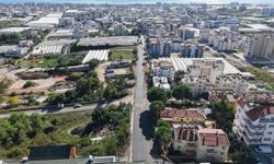 Alanya'da sıcak asfalt çalışması