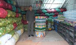 100 bin içecek ambalajı biriktirdi, Türkiye birincisi oldu