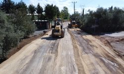 Duacı’da ulaşım konforunu artıracak yol çalışması