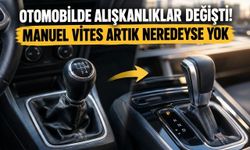 Manuel vites neredeyse yok