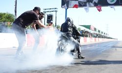 Motodrag yarışları büyük heyecanla sürüyor