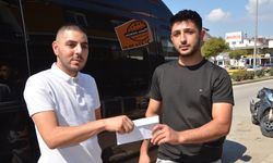 Parasını teslim aldı