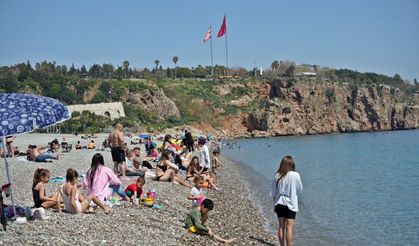 Antalya'da yazı aratmayan görüntüler