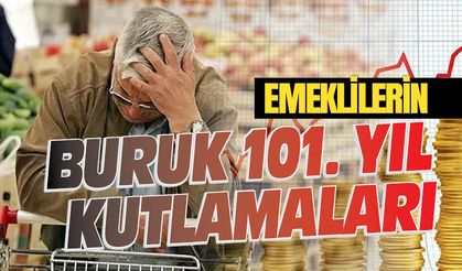 Emeklilerin buruk 101. yıl kutlamaları