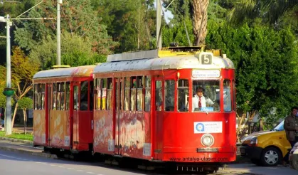 Antalya Nostalji Tramvayı'nda yeni düzenleme