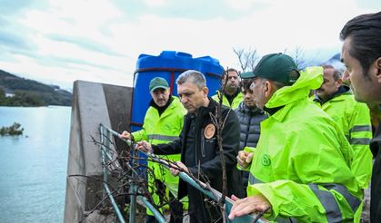 Alanya Dim Barajı'nın kotu 168,91 metreye ulaştı