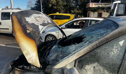 Otomobil küle döndü