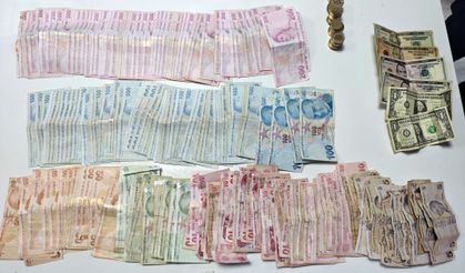 Korkuteli'de dilencinin üzerinden çıkan para şaşırttı