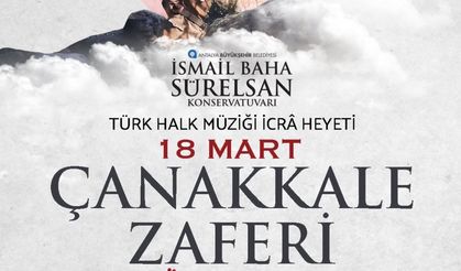 Antalya'da 'Çanakkale' konseri