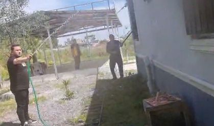 Manavgat'ta müstakil evde yangın