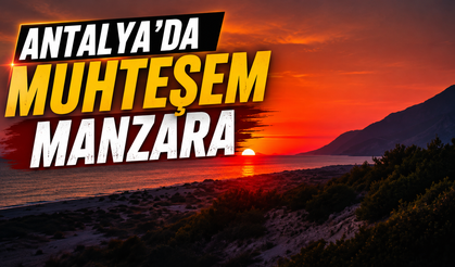 Antalya'da muhteşem manzara