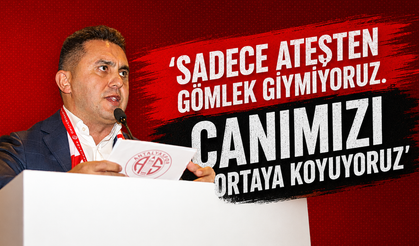 Mustafa Ergün'den camiaya mesaj: Sadece ateşten gömlek giymiyoruz. Canımızı ortaya koyuyoruz