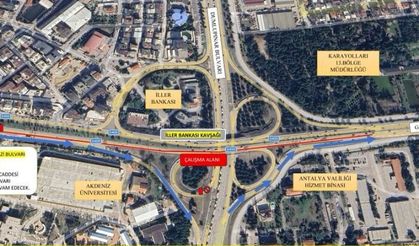 Antalya'da o kavşak kapatılacak! İşte alternatif güzergahlar