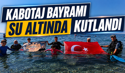 Kabotaj Bayramı su altında kutlandı