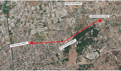 Büyükşehir'den yol çalışması