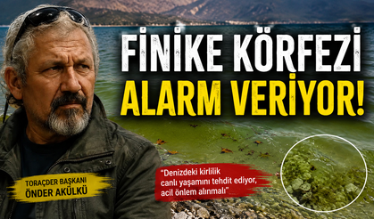 Finike Körfezi alarm veriyor
