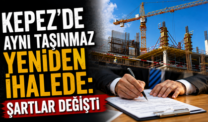 Kepez’de aynı taşınmaz yeniden ihalede: Şartlar değişti