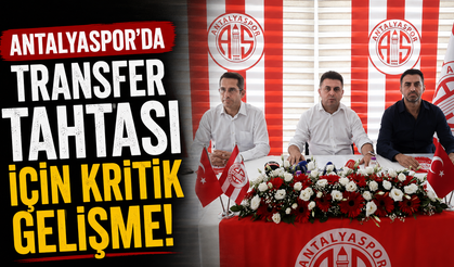 Antalyaspor’da transfer tahtası için kritik gelişme!