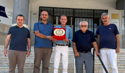 Korkuteli'de müdüre veda programı