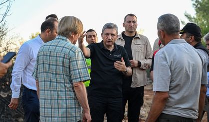 Vali Şahin yangınların son durumunu paylaştı