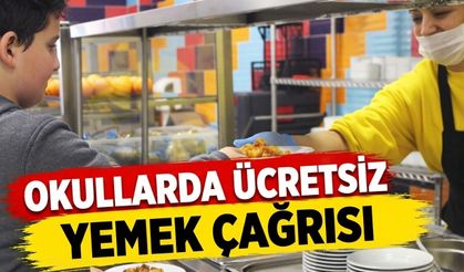 Okullarda ücretsiz yemek çağrısı