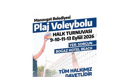 Manavgat’ta plaj voleybolu heyecanı başlıyor