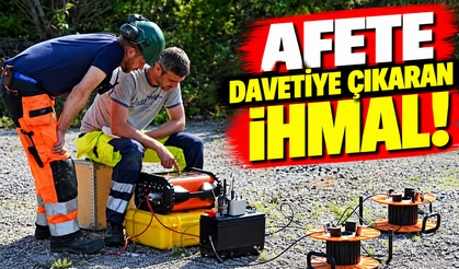 Afete davetiye çıkaran ihmal!