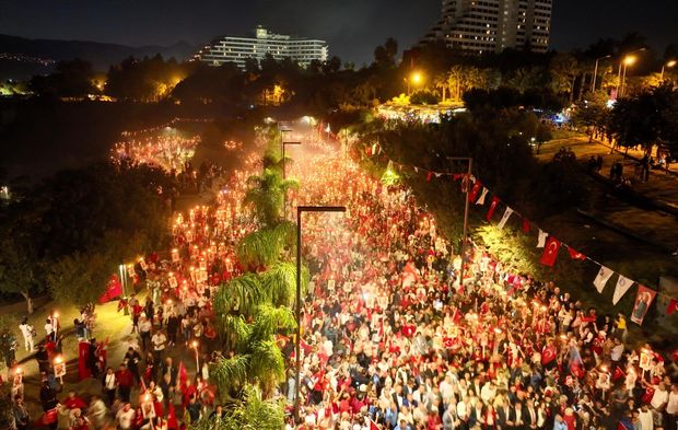 Cumhuriyet Bayramı coşkusundan renkli kareler