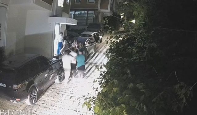 Polat çiftinin kavgası kamerada