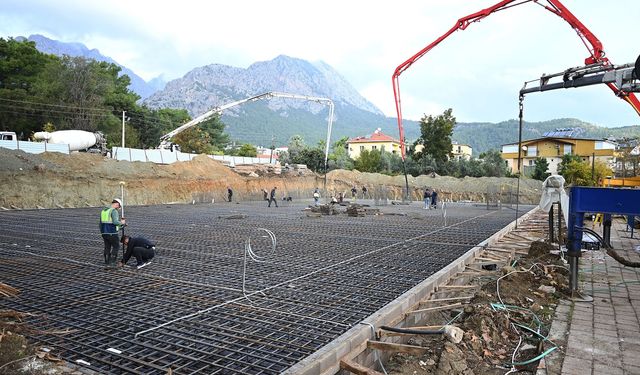 Göynük'e ilk beton döküldü